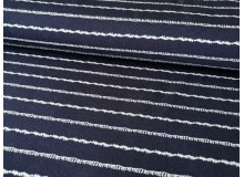 Jersey - Scribble dunkelblau